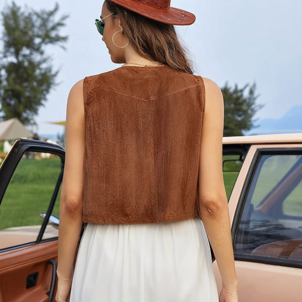 Gwyneth - Chaleco Boho Elegante y con Estilo