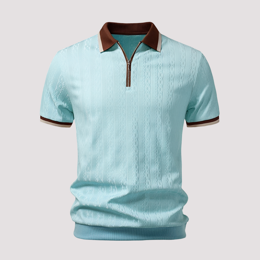 Bryn - Polo con Cremallera Estiloso