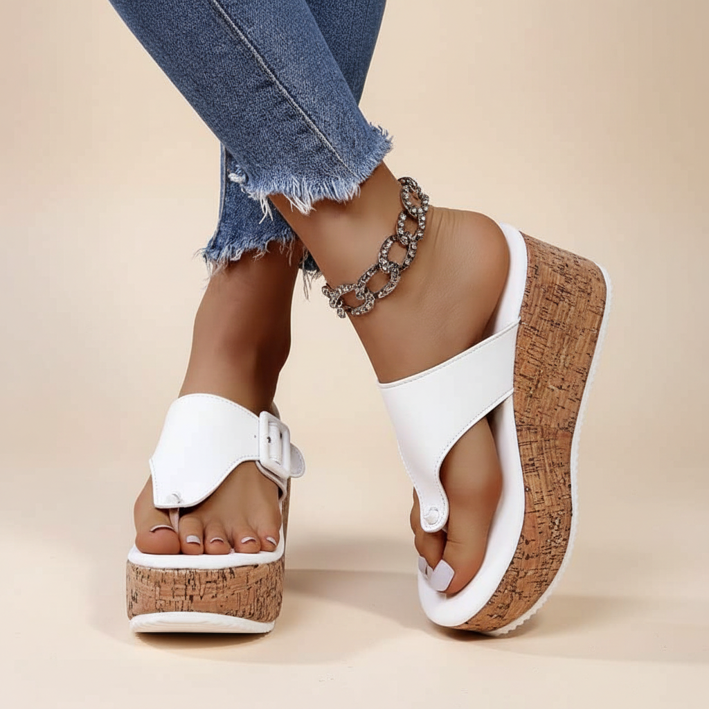 Zekera - Sandalias Elegantes con Hebilla