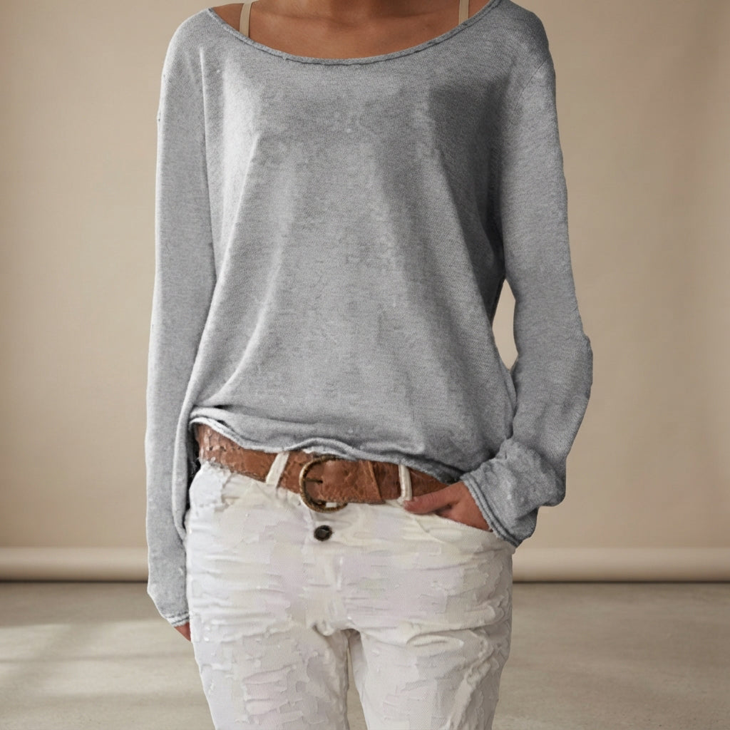 Zohreh - Camisa Informal de Corte Suelto