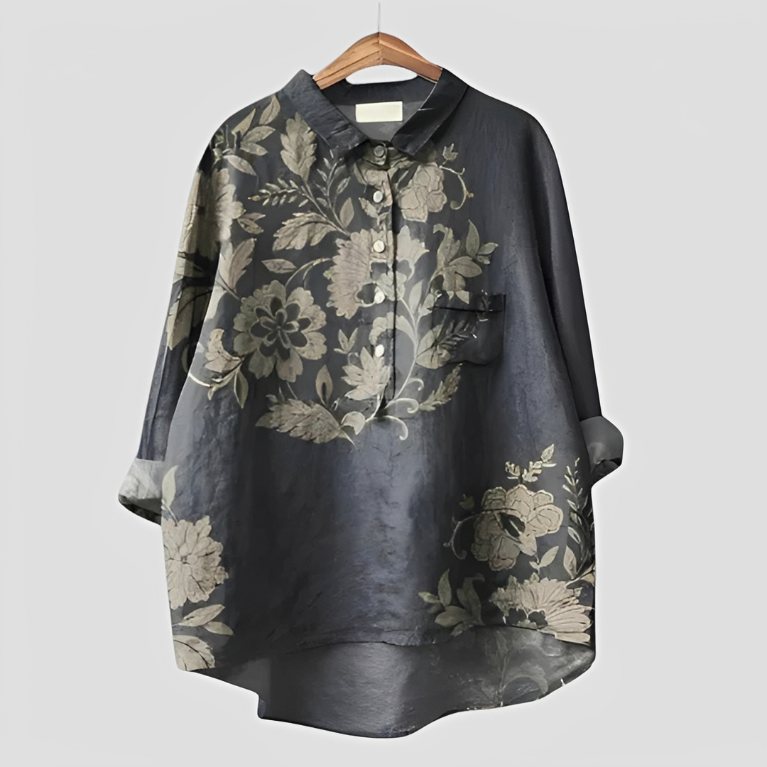 Bellina - Blusa Elegante con Botones y Caída Suelta