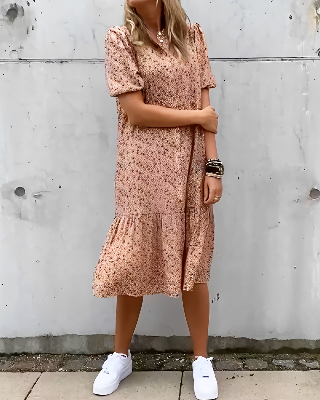 Rhiannon - Vestido Midi Sofisticado con Escote en V
