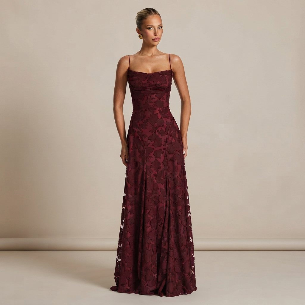 Helena - Maxi Vestido Sin Espalda Elegante