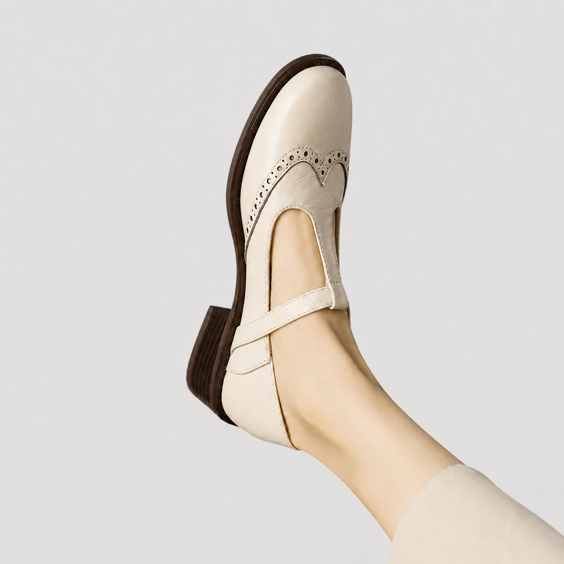 Livian - Sandalias de Tacón Diseño Vintage