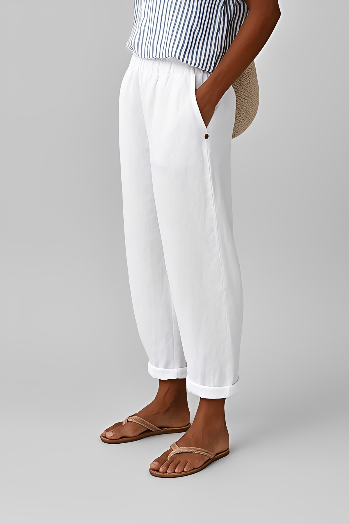 Yunie - Pantalones Cómodos con Cintura Ajustable
