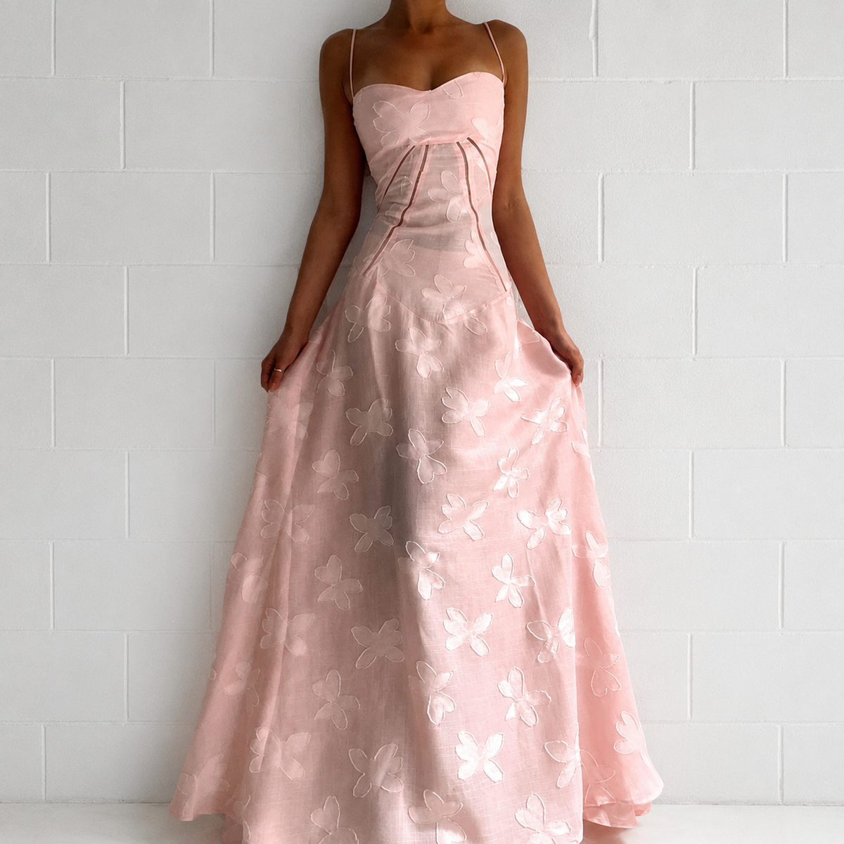 Sandra - Vestido Largo Elegante de Corte Ceñido