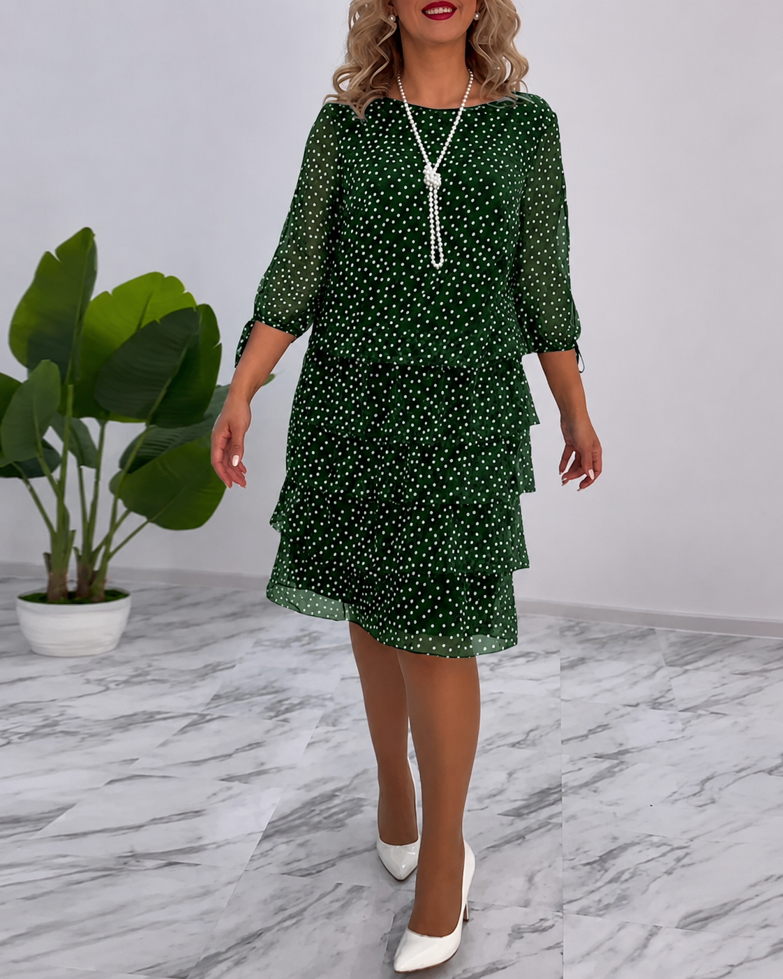 Bezia - Vestido Midi en Capas con Estilo