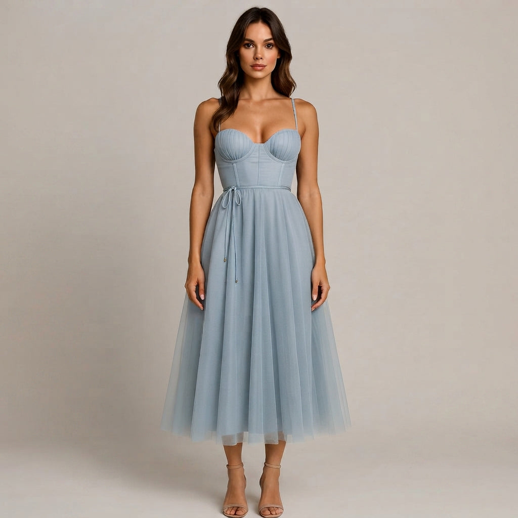 Cynthia - Vestido Midi Sofisticado y Chic