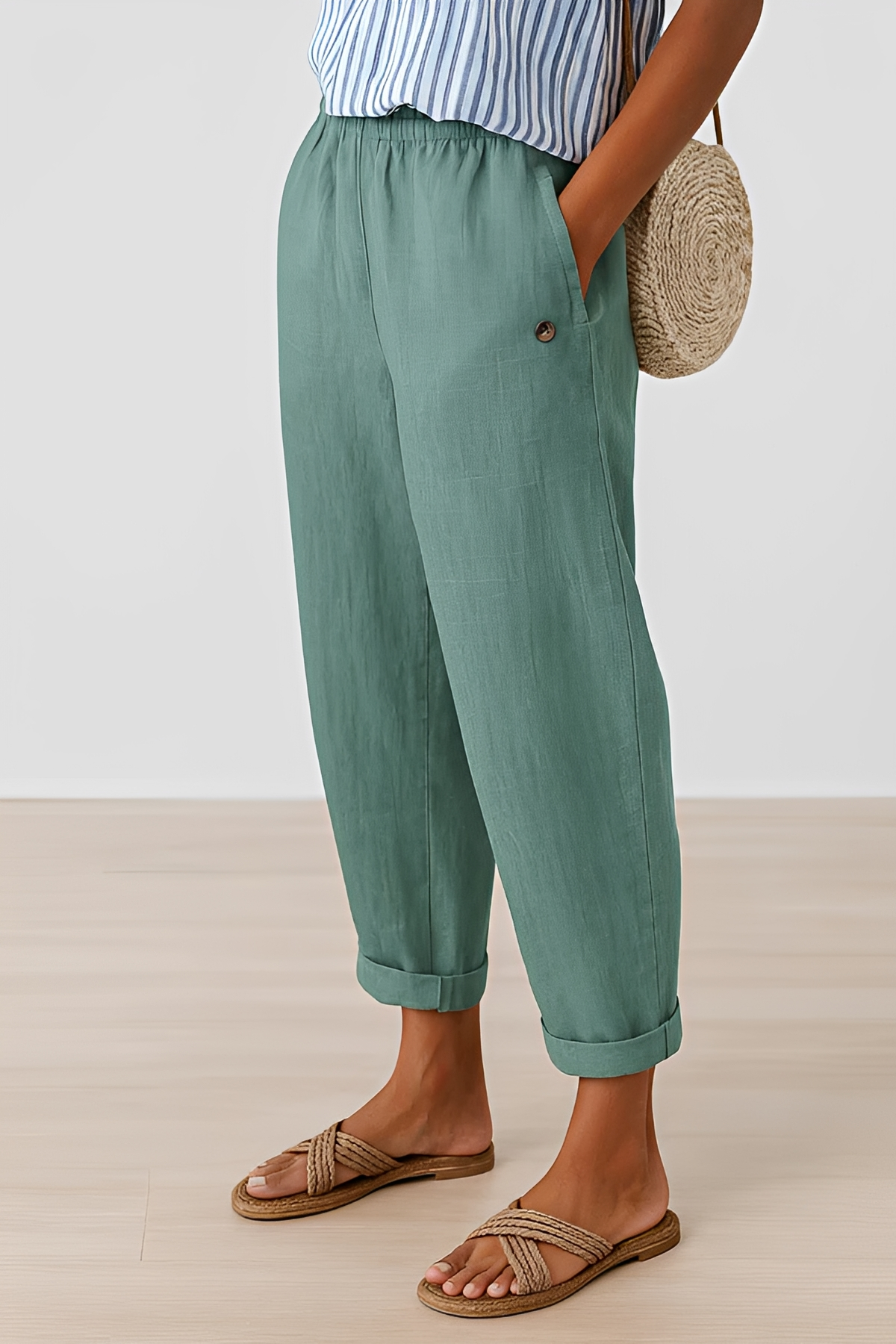 Yunie - Pantalones Cómodos con Cintura Ajustable