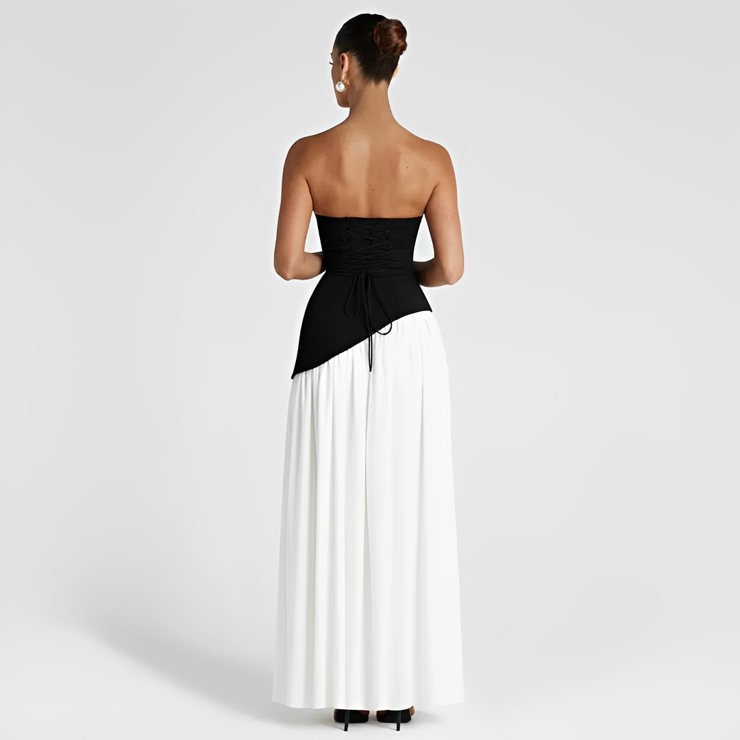Zadie - Vestido Sofisticado sin Tirantes