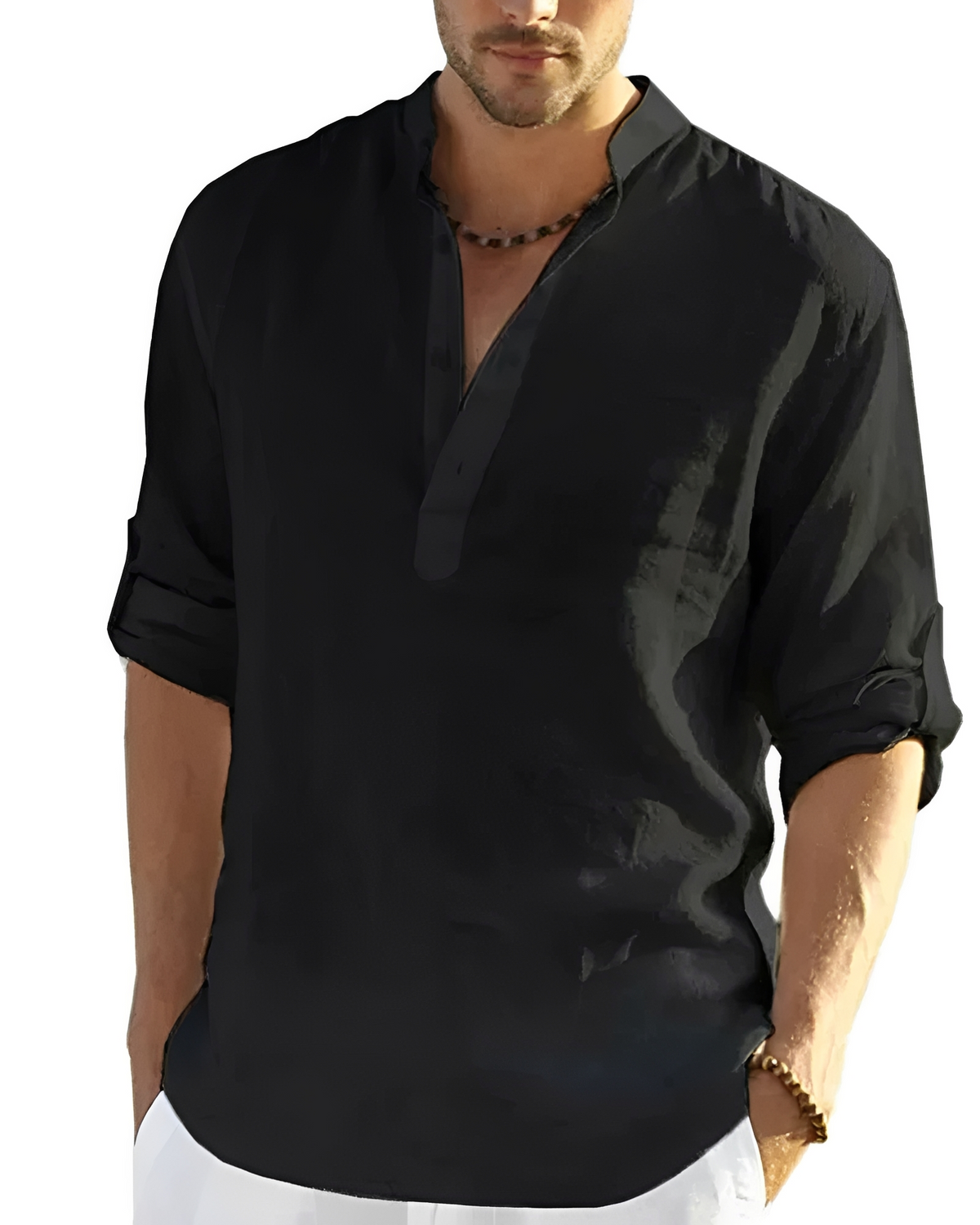 Tristan - Camisa Confortable con Cuello en V
