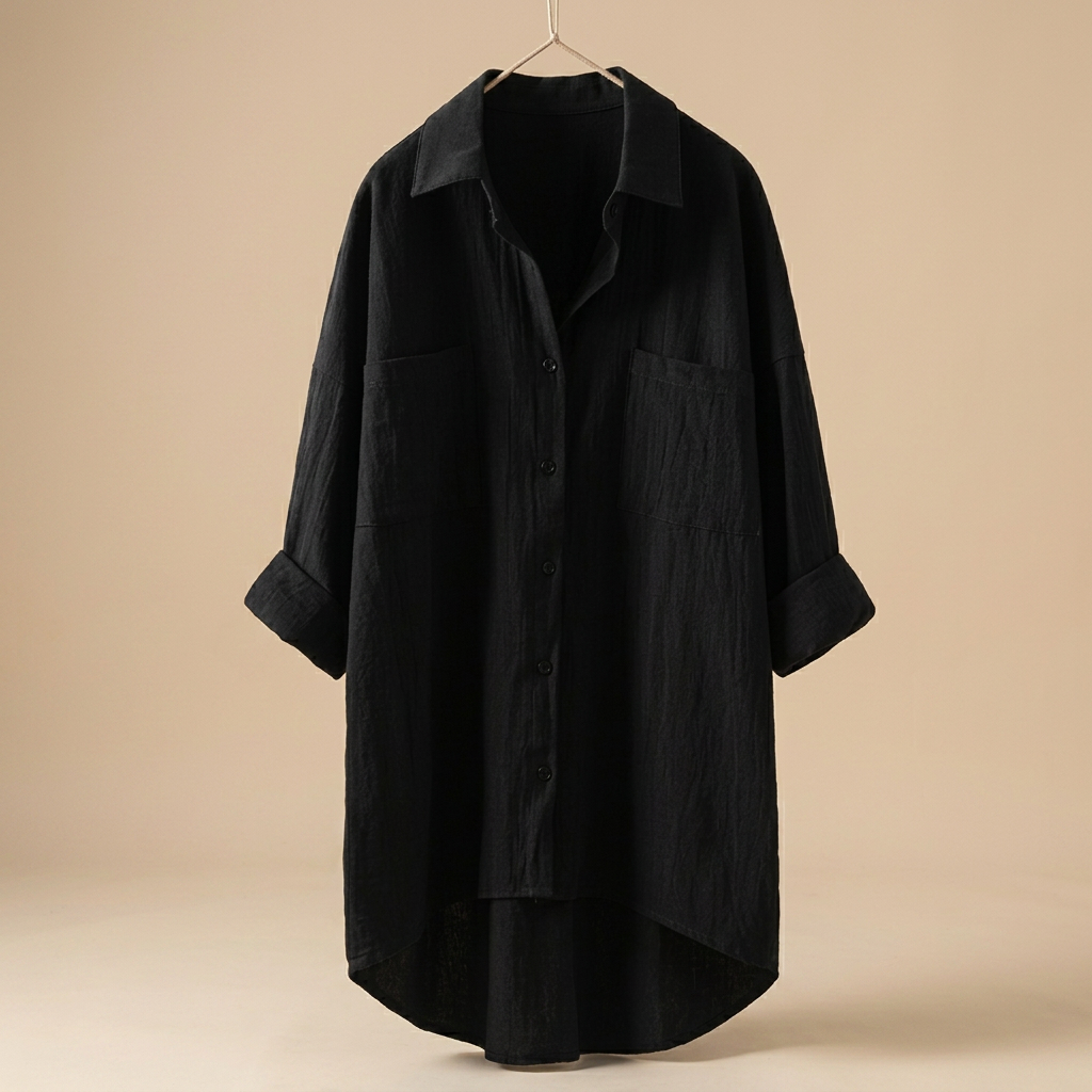 Jacient - Camisa de Botones de Corte Suelto
