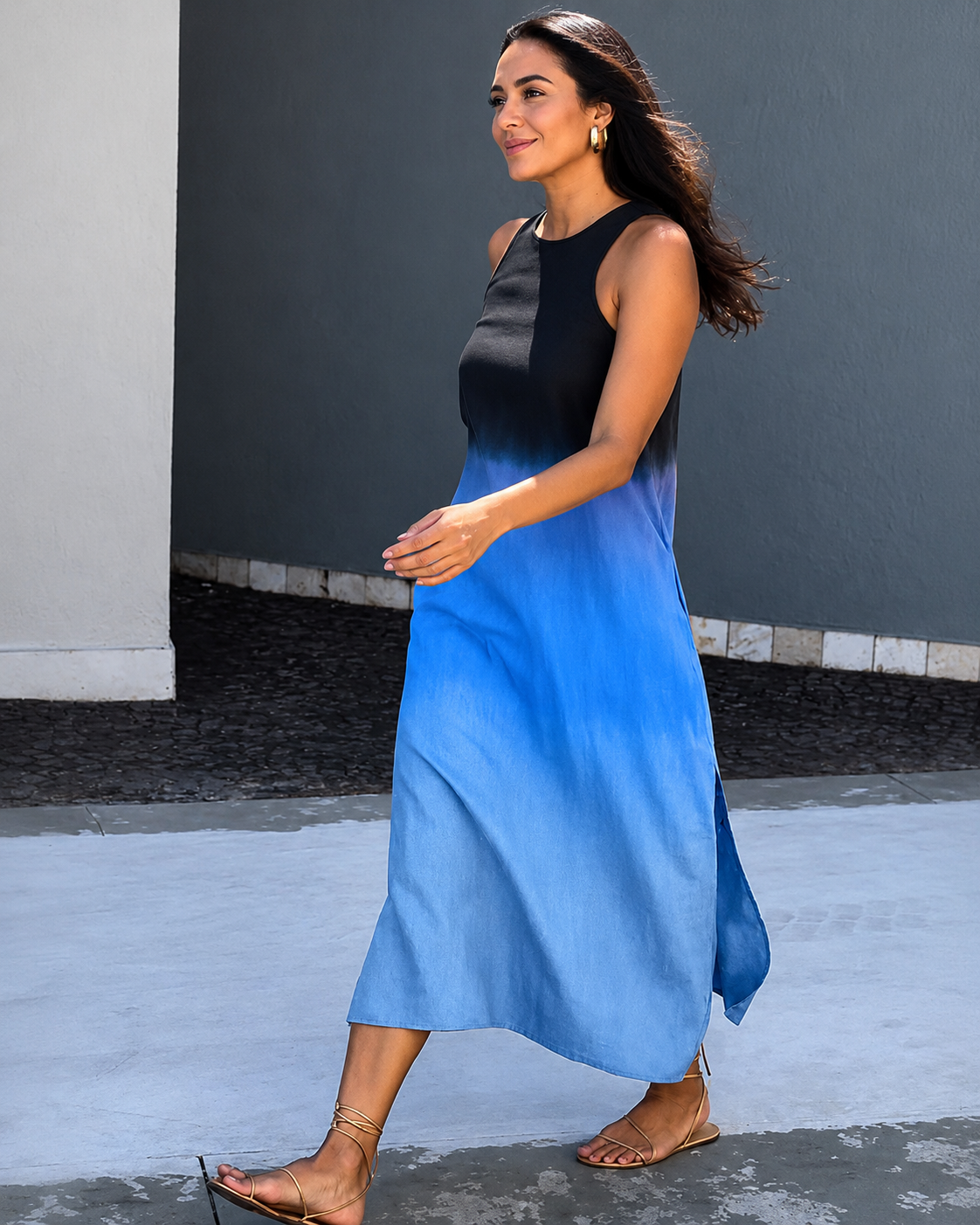 Matilde - Elegante Vestido Midi sin Mangas
