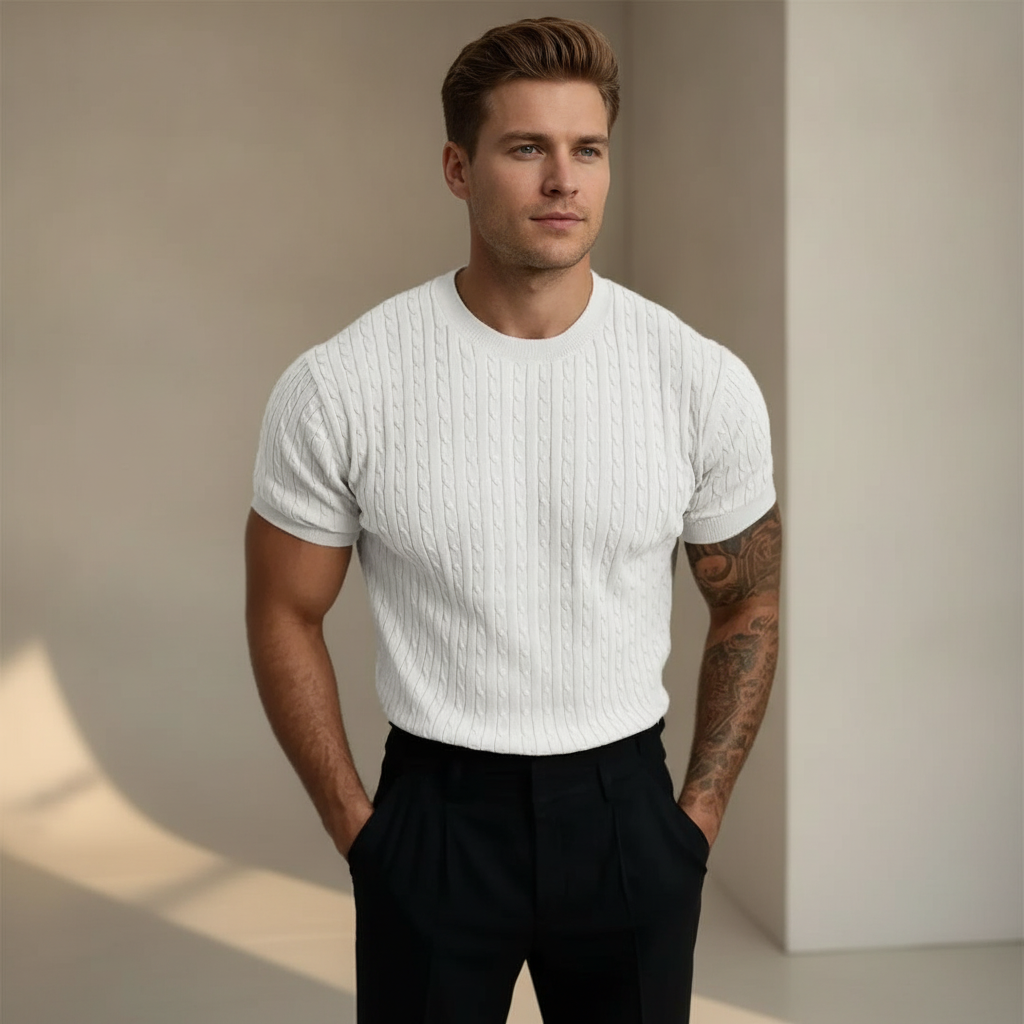 Muzan - Camiseta de Corte Moderno