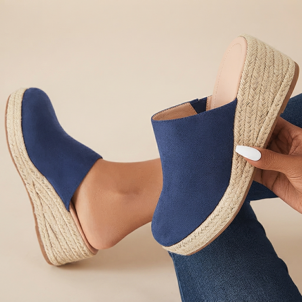 Elsa - Sandalias de Cuña Elegantes