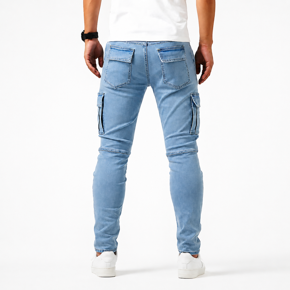 Zilton - Pantalones Cargo Ceñidos Casuales