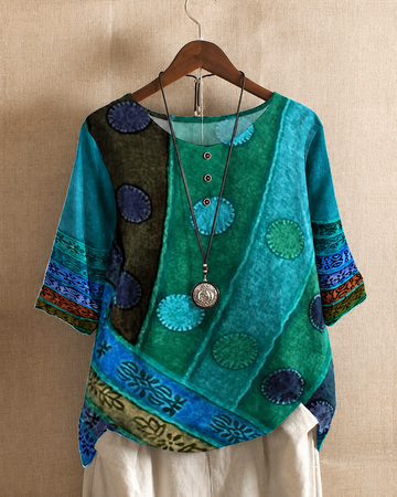 Ferlisha - Blusa Moderna y Holgada