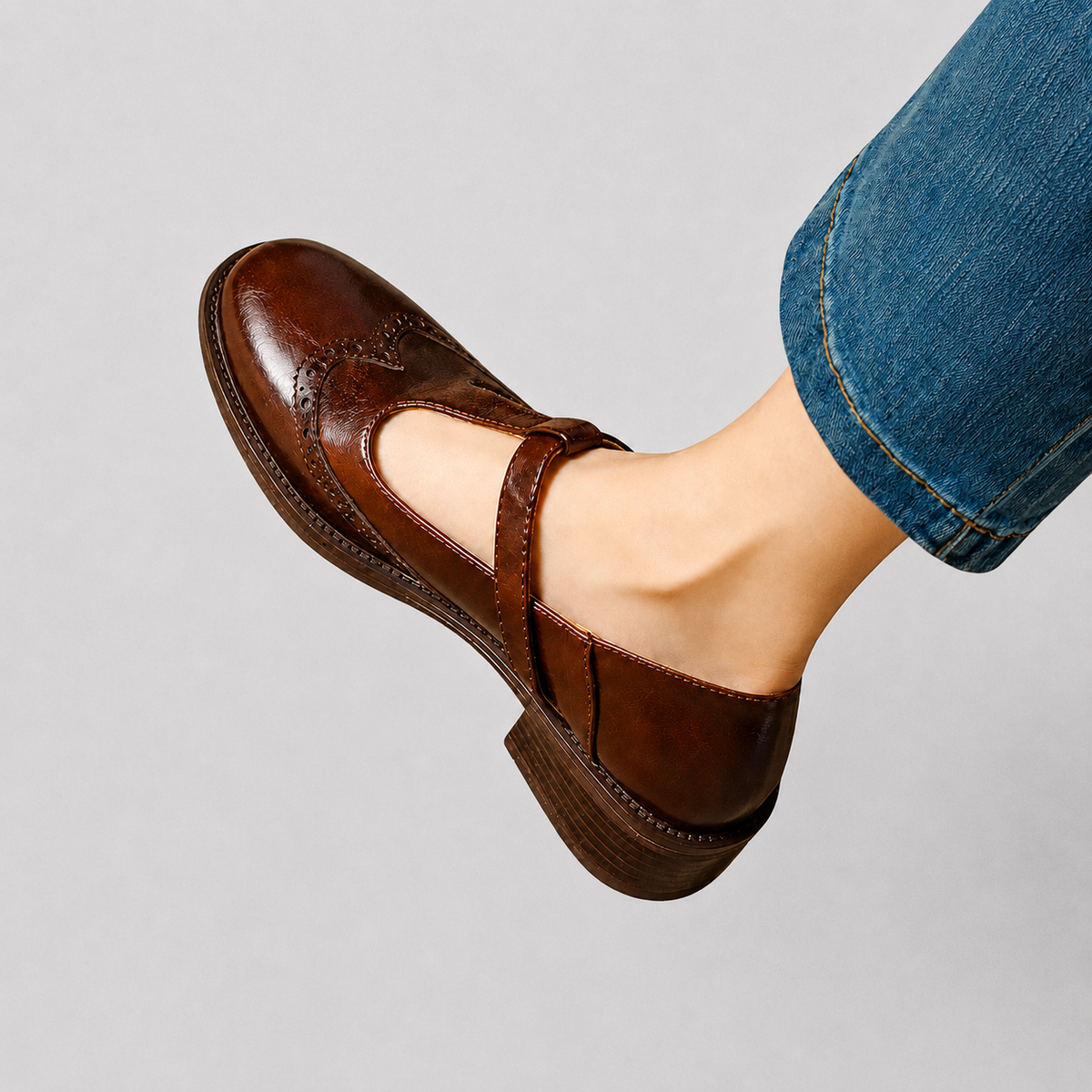 Livian - Sandalias de Tacón Diseño Vintage