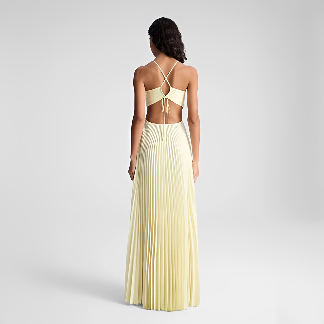 Sienna - Vestido Maxi Elegante con Pliegues