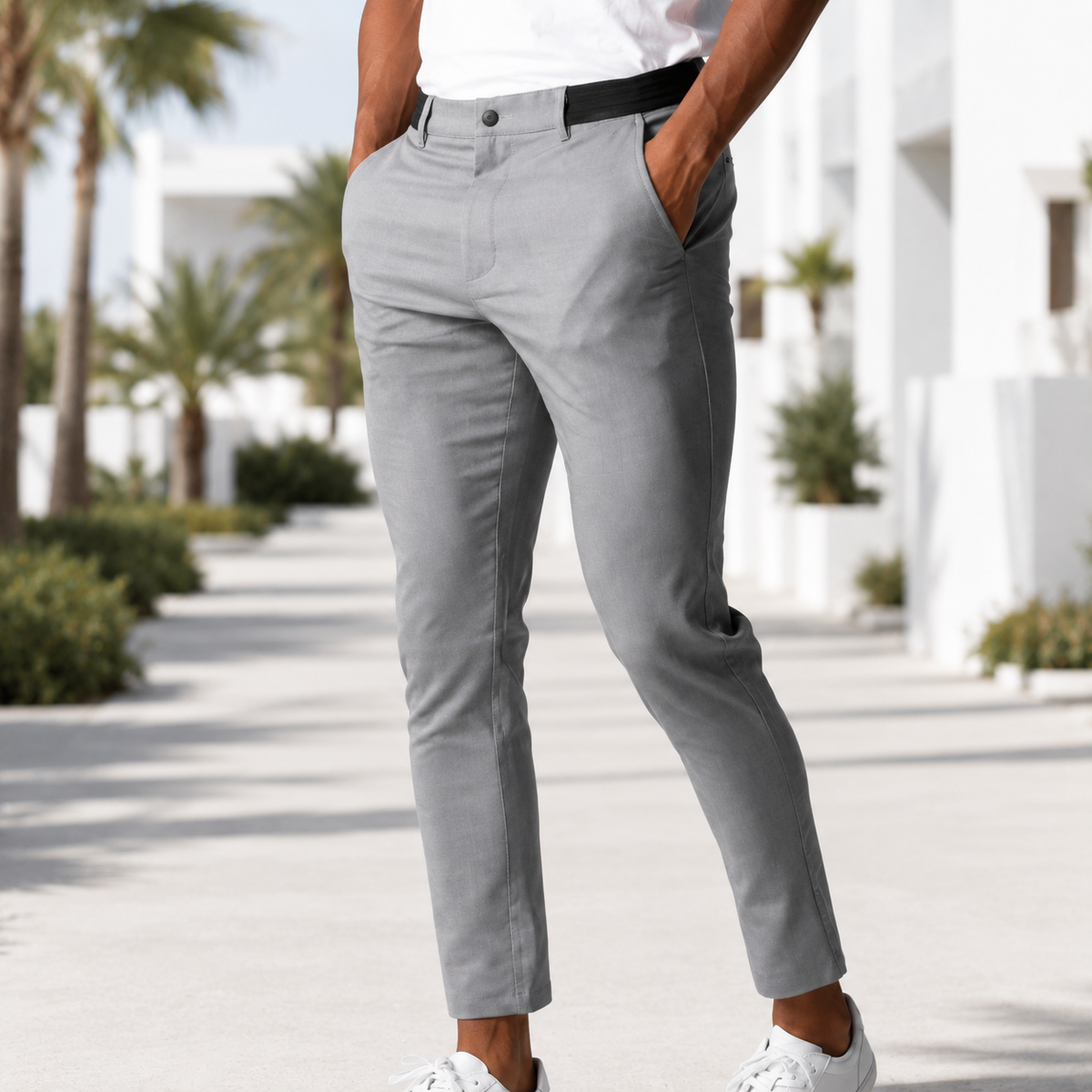 Benyamin - Pantalones Casuales de Corte Ajustado