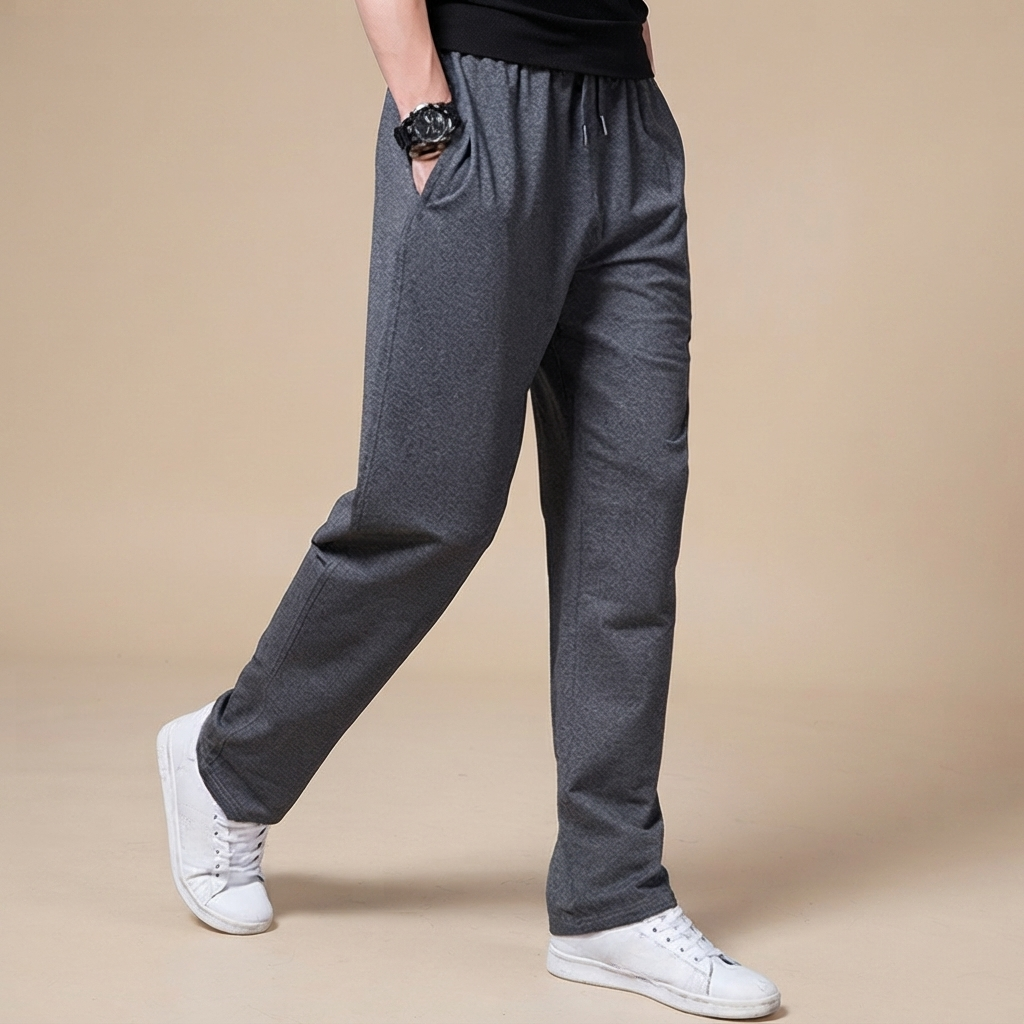 Aldrine - Pantalones Casuales de Corte Suelto