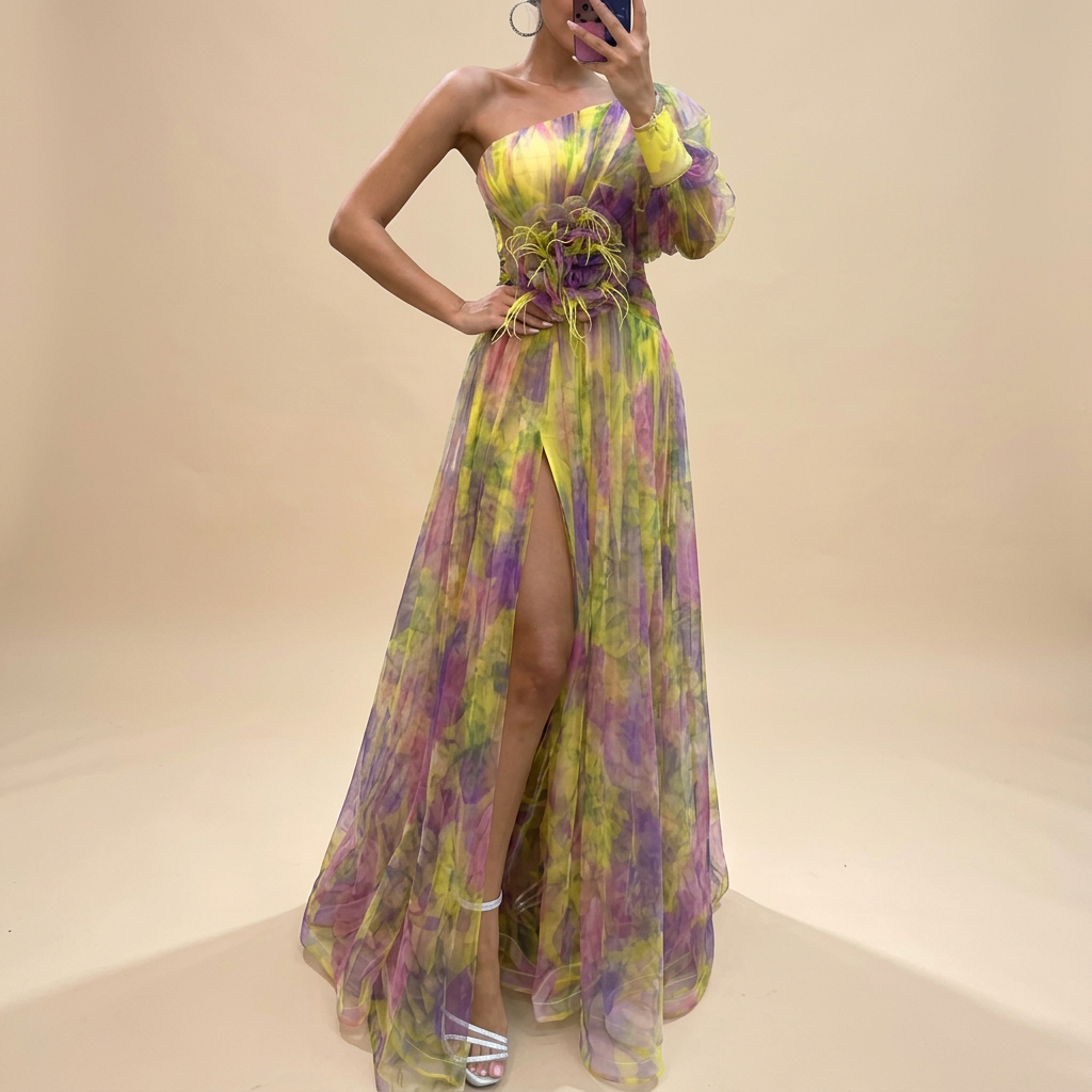 Dianna - Encantador Vestido Maxi de Tul