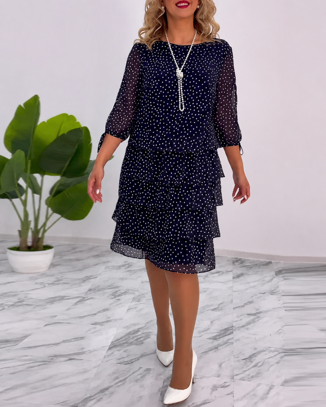 Bezia - Vestido Midi en Capas con Estilo
