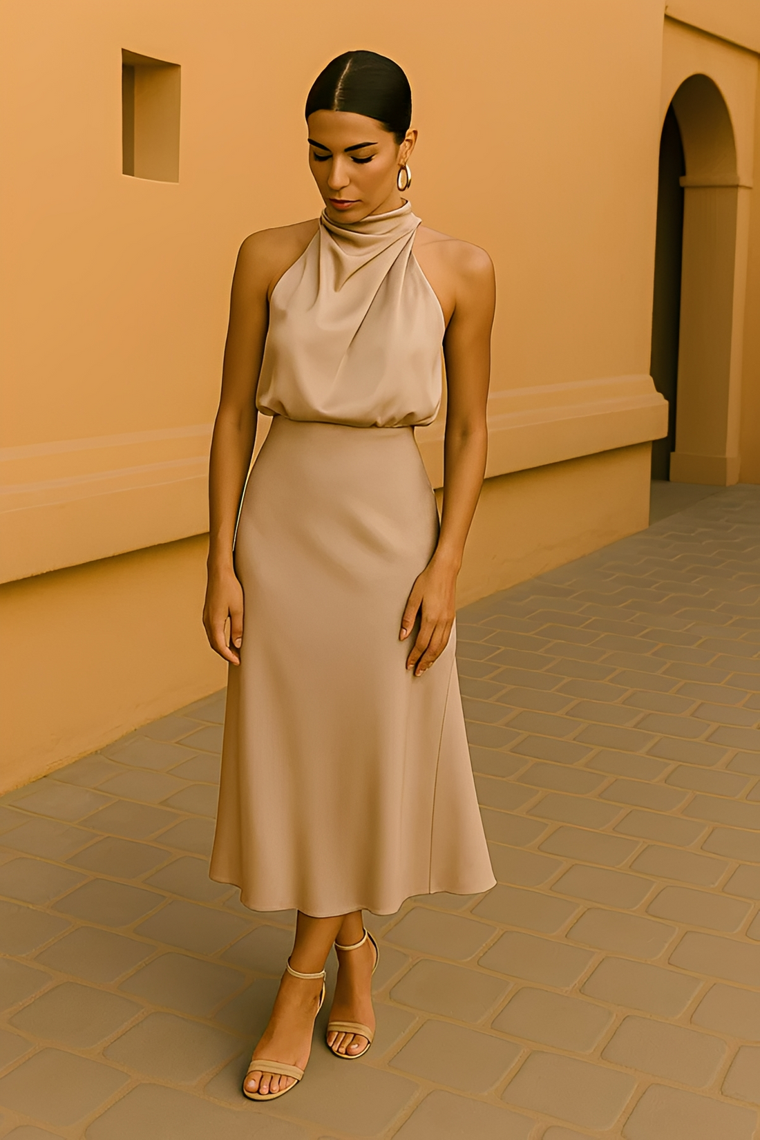 Selina - Vestido Sofisticado sin Mangas