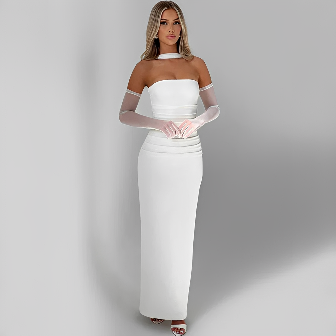 Carmila - Vestido Elegante Ajustado con Top de Tubo