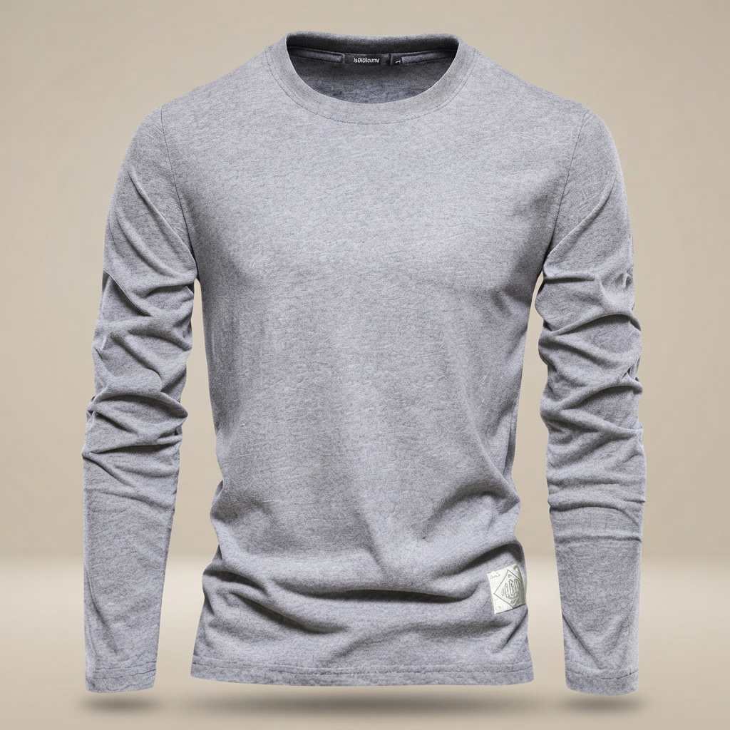 Nelson - Playera Casual con Cuello Redondo