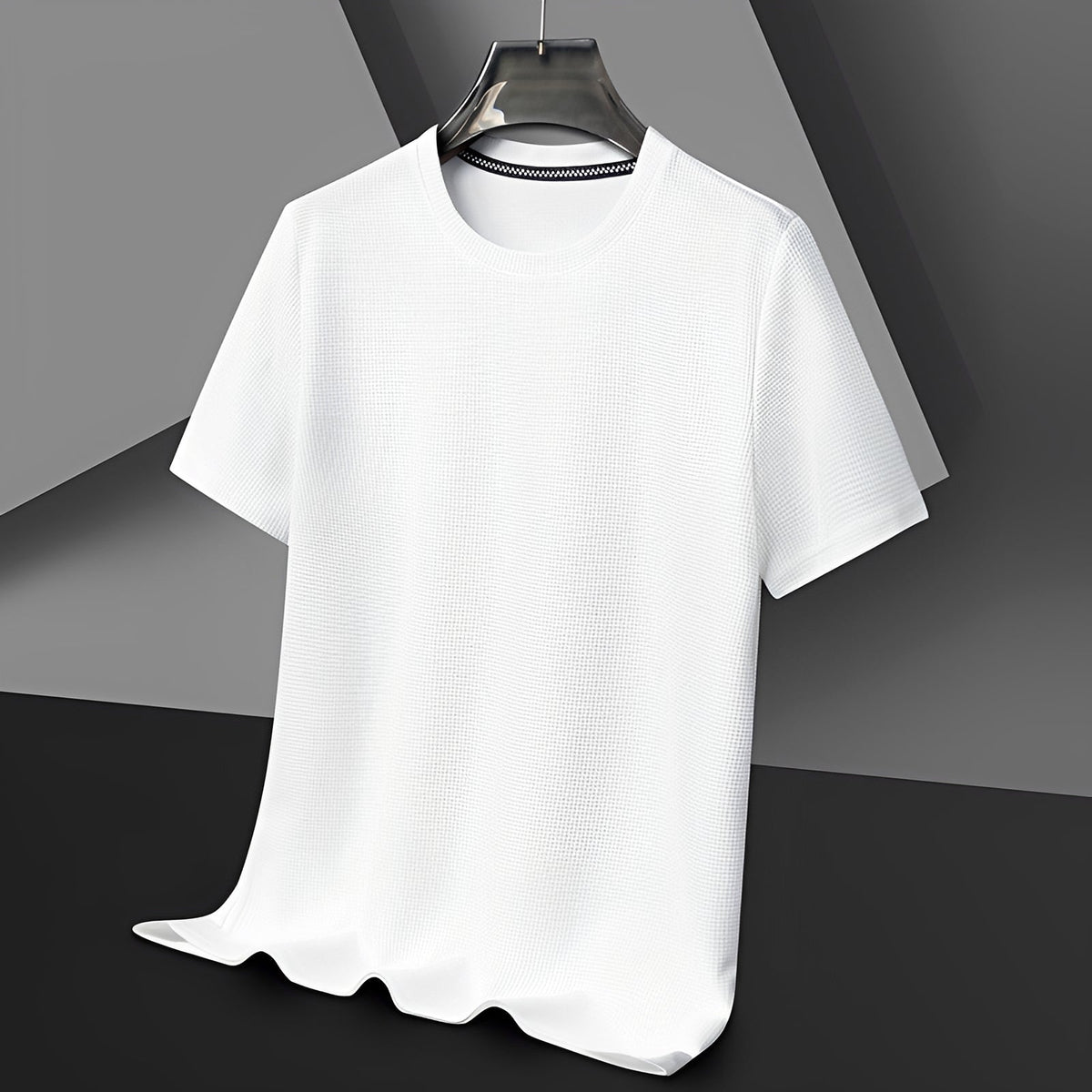 Jed - Camiseta de Waffle Casual