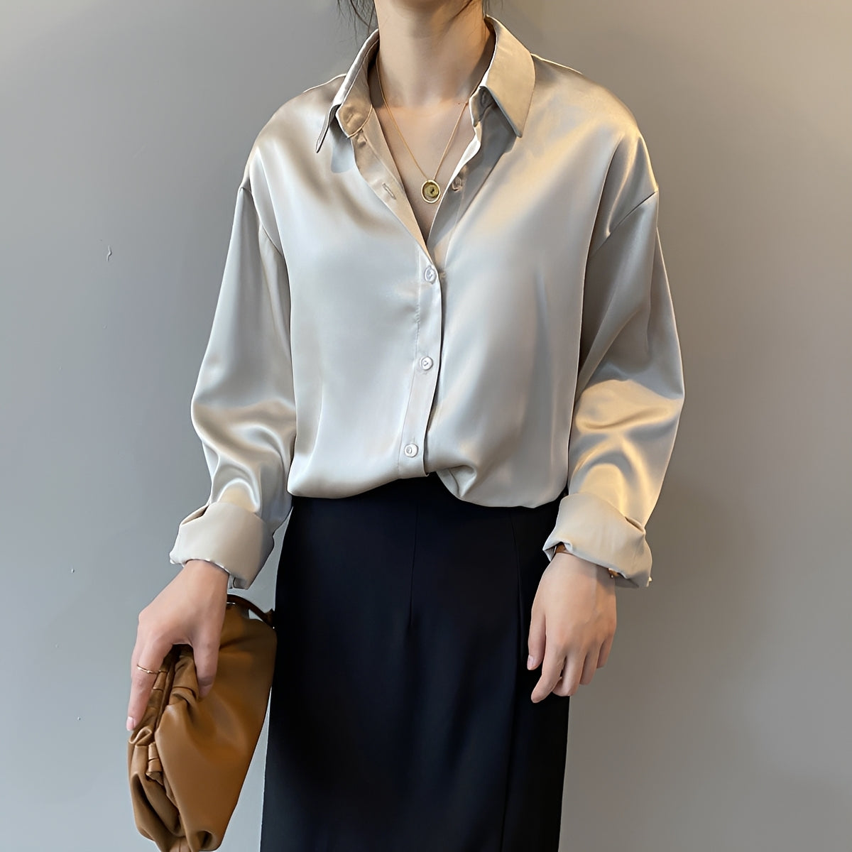 Christine - Camisa Elegante de Manga Larga