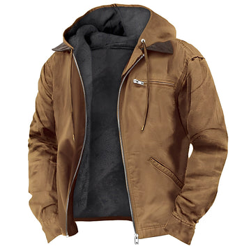 Wallace - Chaqueta refinada y abrigada con capucha