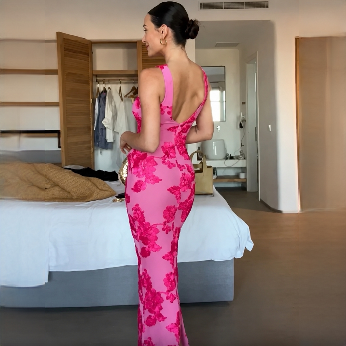 Genecia - Sofisticado Vestido Maxi Flowy