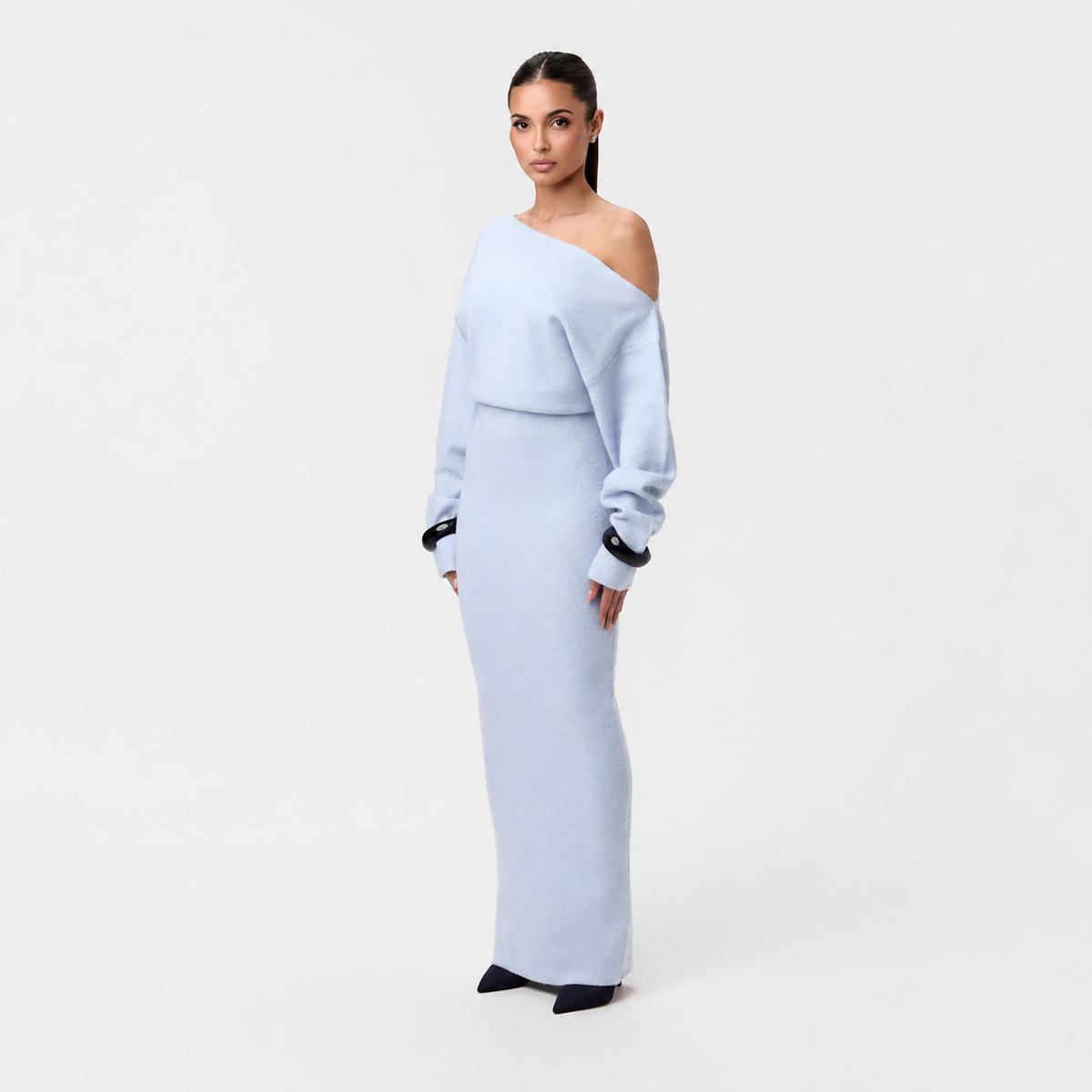 Tahlia - Vestido Maxi de Un Solo Hombro Elegante