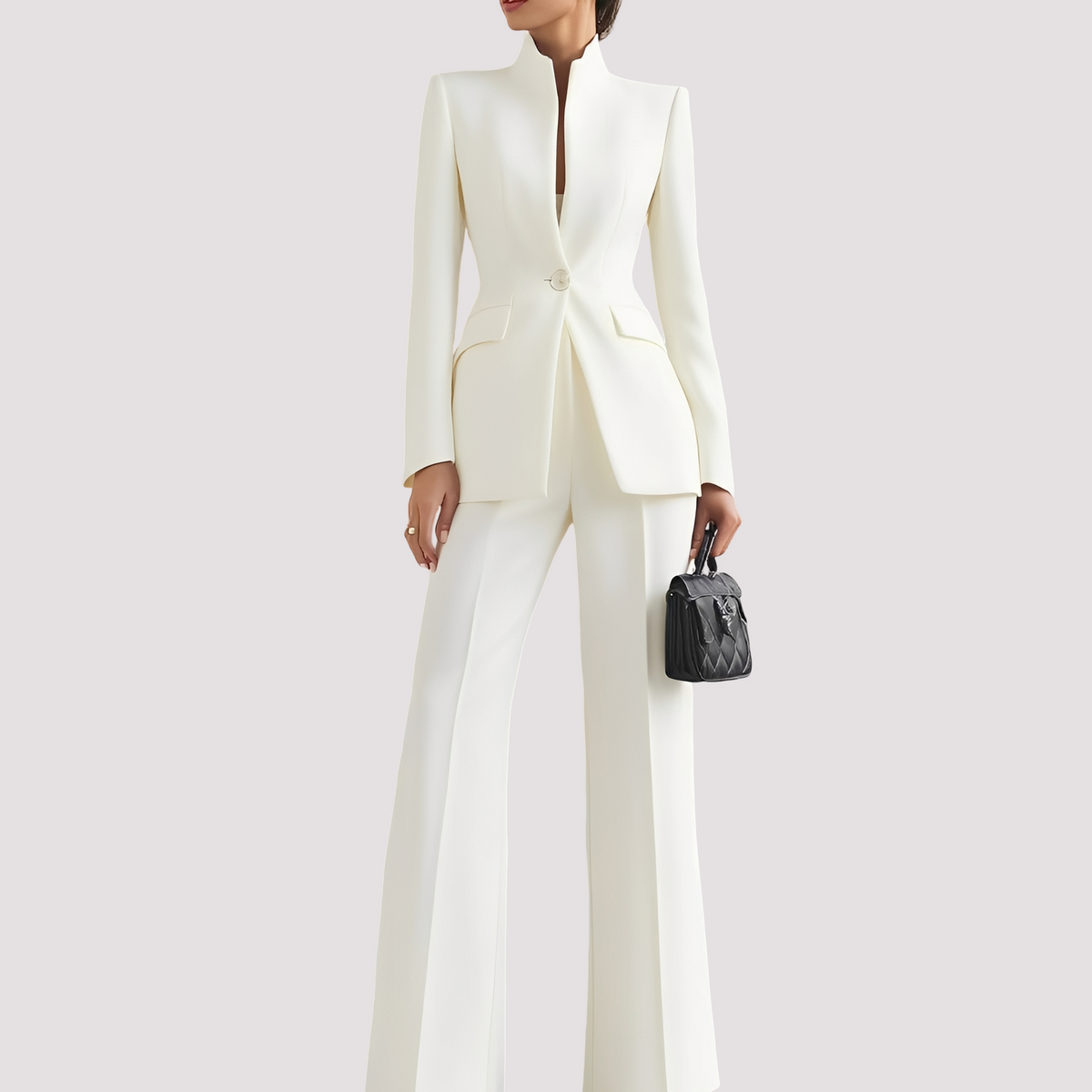 Jean - Conjunto de Traje Elegante con Un Botón