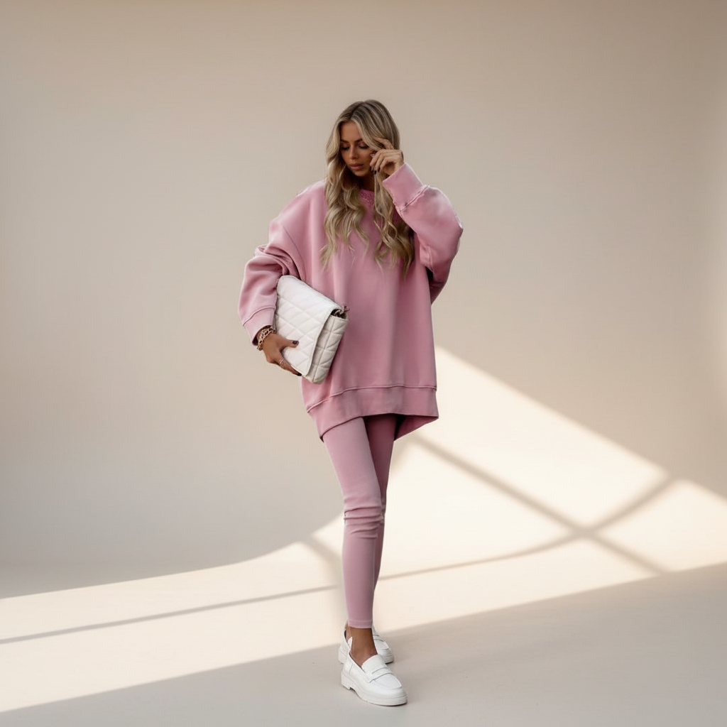 Jashanna - Set de Pantalones con Manga Larga y Talla Grande