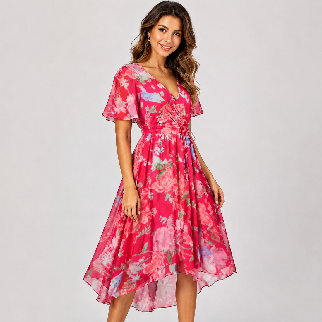 Elsinya - Vestido Midi Elegante y Suelto