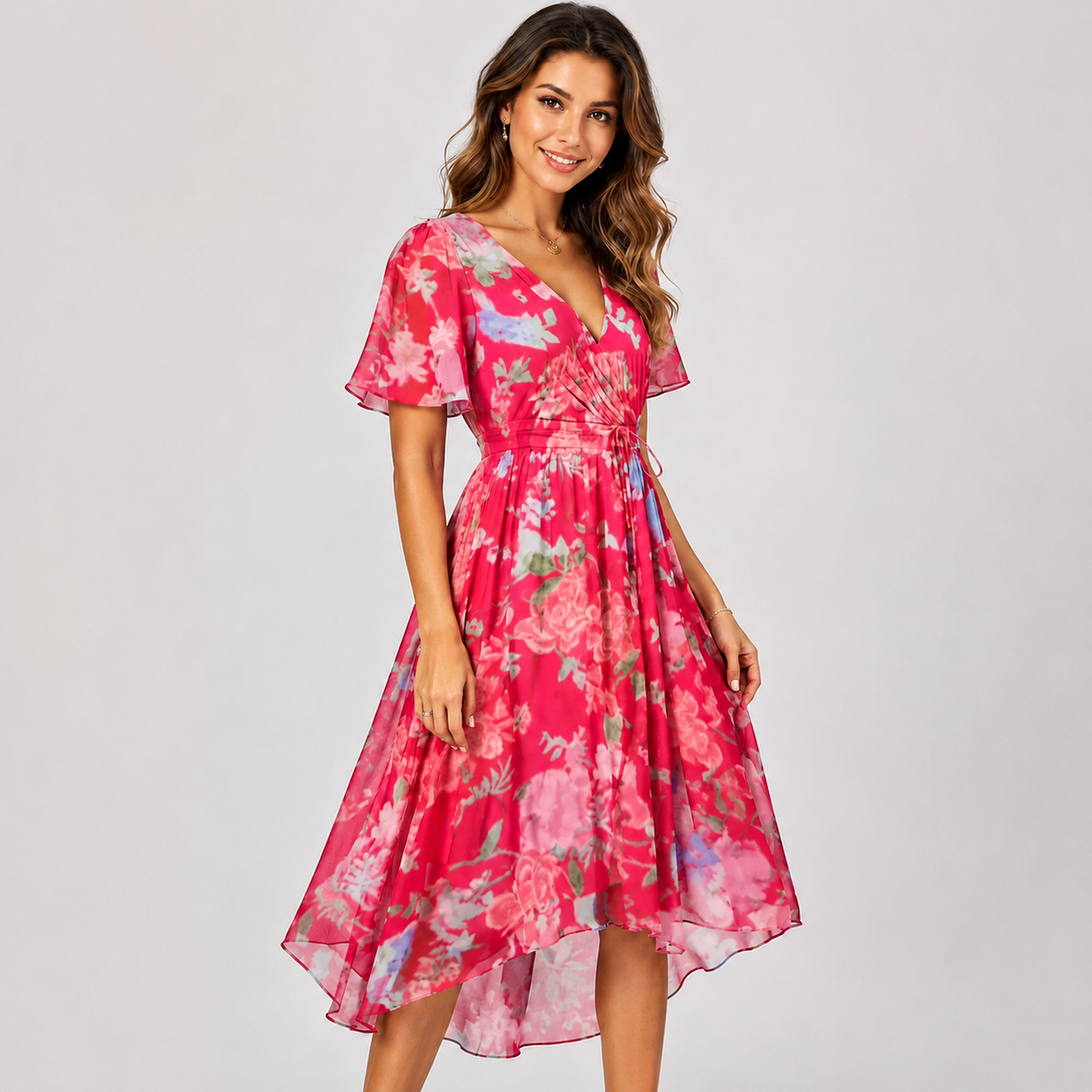 Elsinya - Vestido Midi Elegante y Suelto
