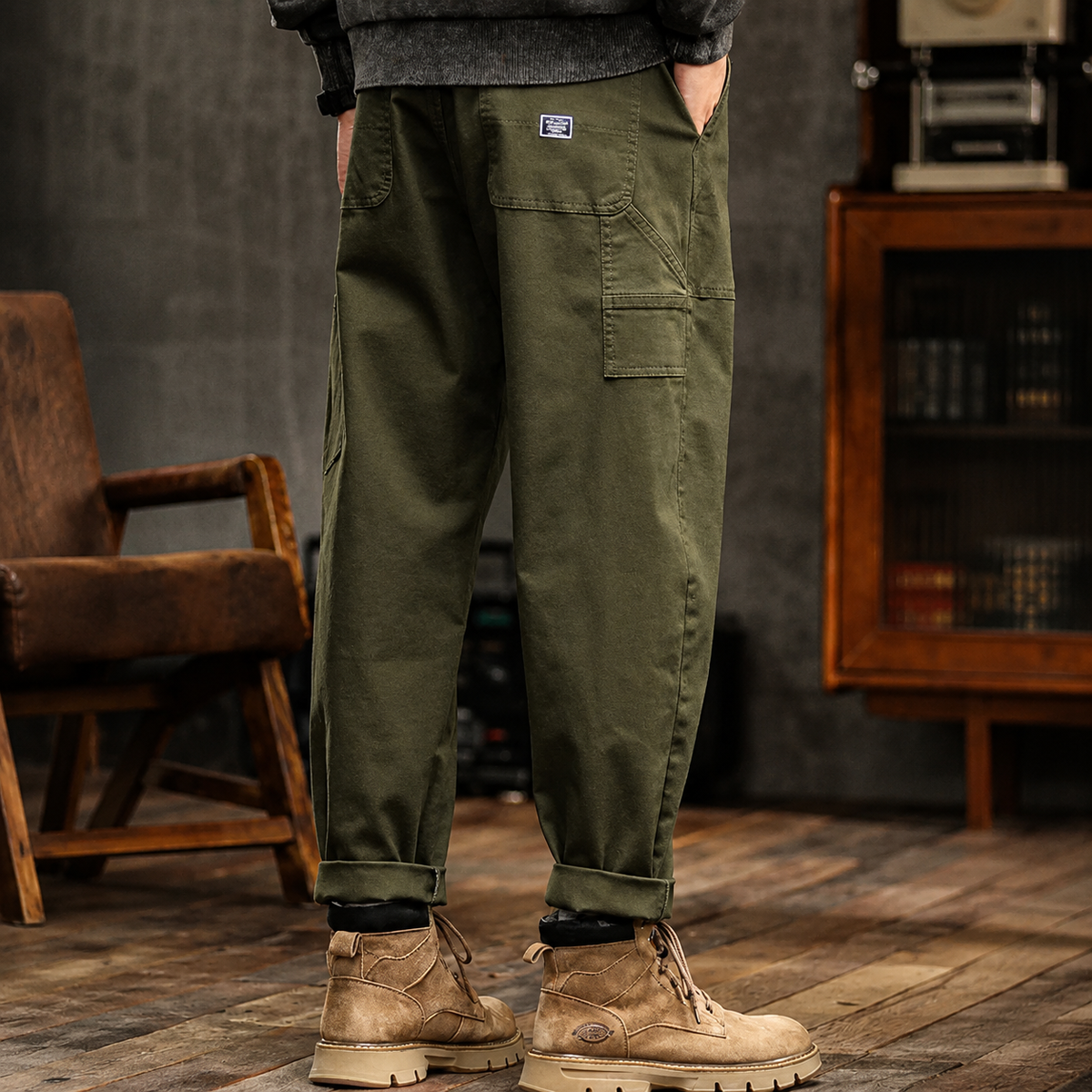 Clyde - Pantalones de Corte Suelto con Estilo Retro