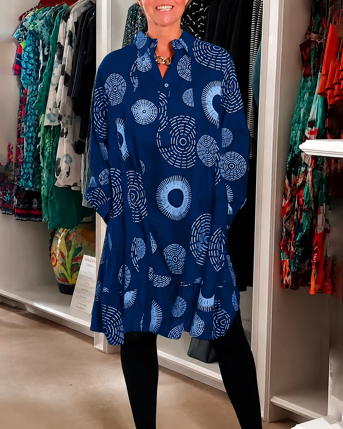 Sharonda - Vestido Elegante de Corte Relajado