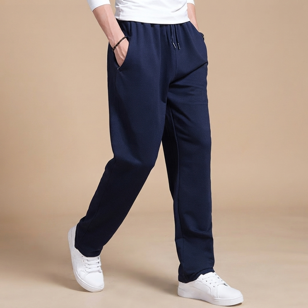 Aldrine - Pantalones Casuales de Corte Suelto