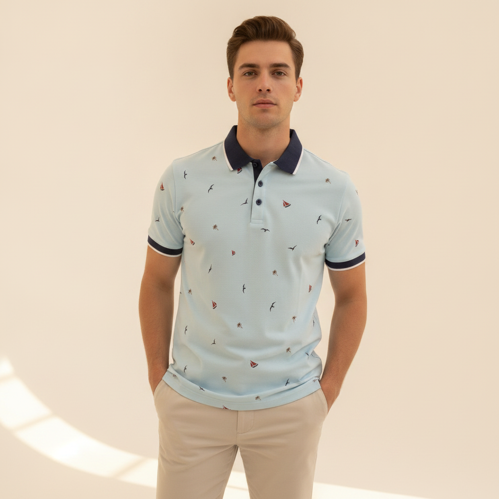 Bedario - Polo Casual de Moda