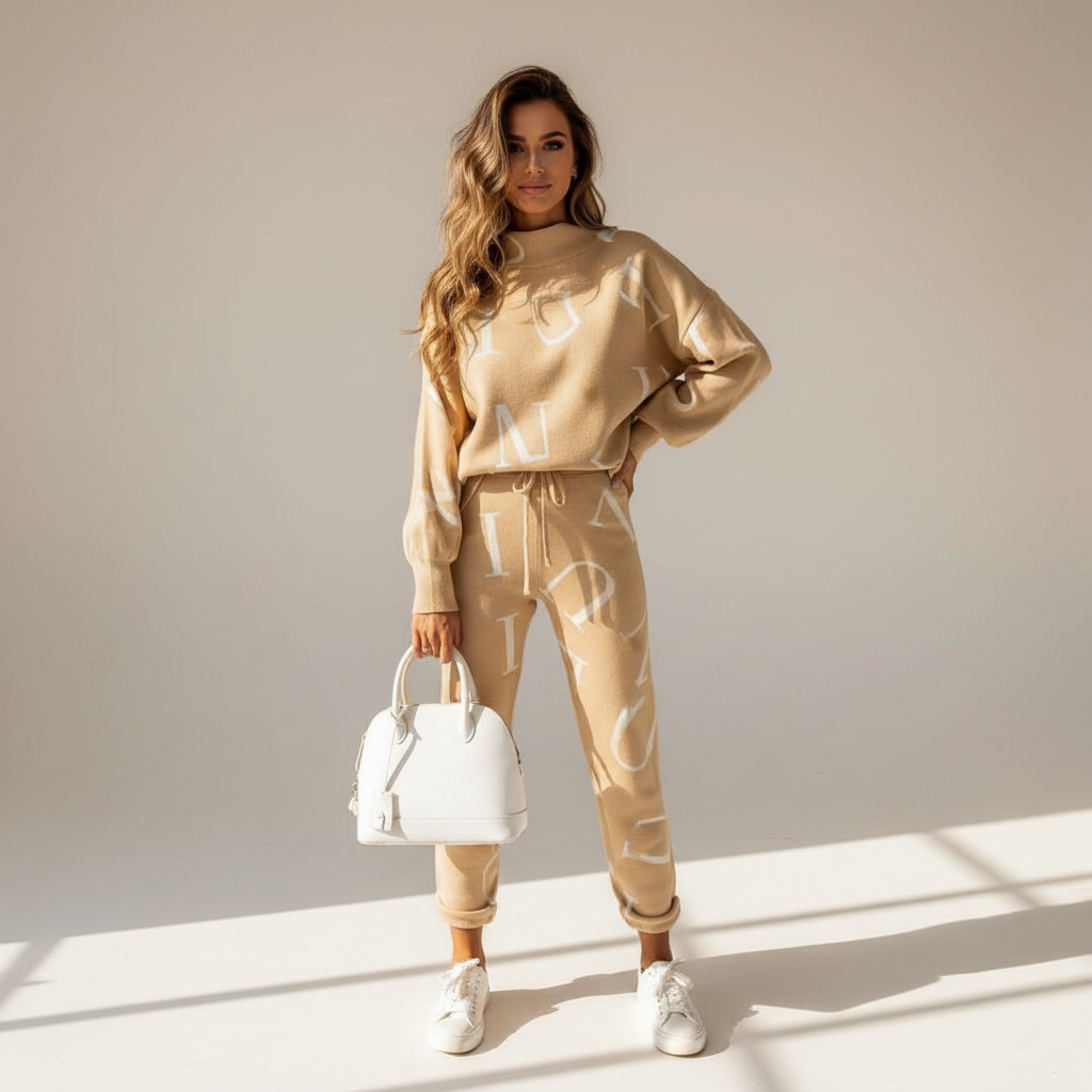 Avenie - Conjunto de Pantalones Modernos