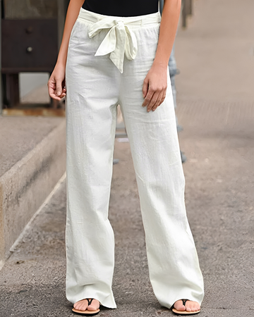 Saniyah - Pantalones con Cintura Ajustable y Cordón