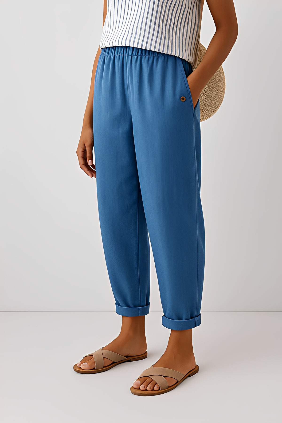 Yunie - Pantalones Cómodos con Cintura Ajustable