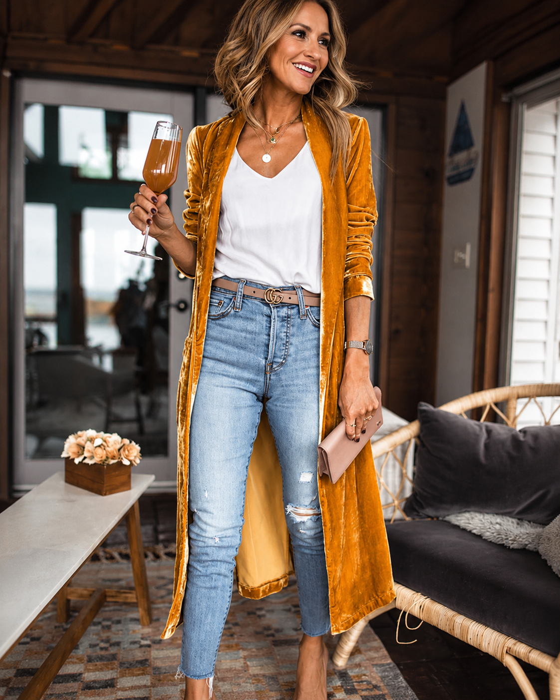 Ambra - Chaqueta Abierta Elegante