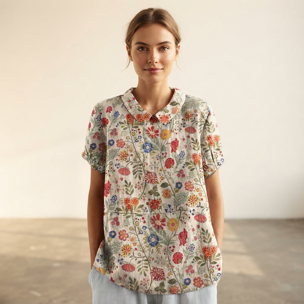 Salmah - Blusa Sofisticada y Ligera