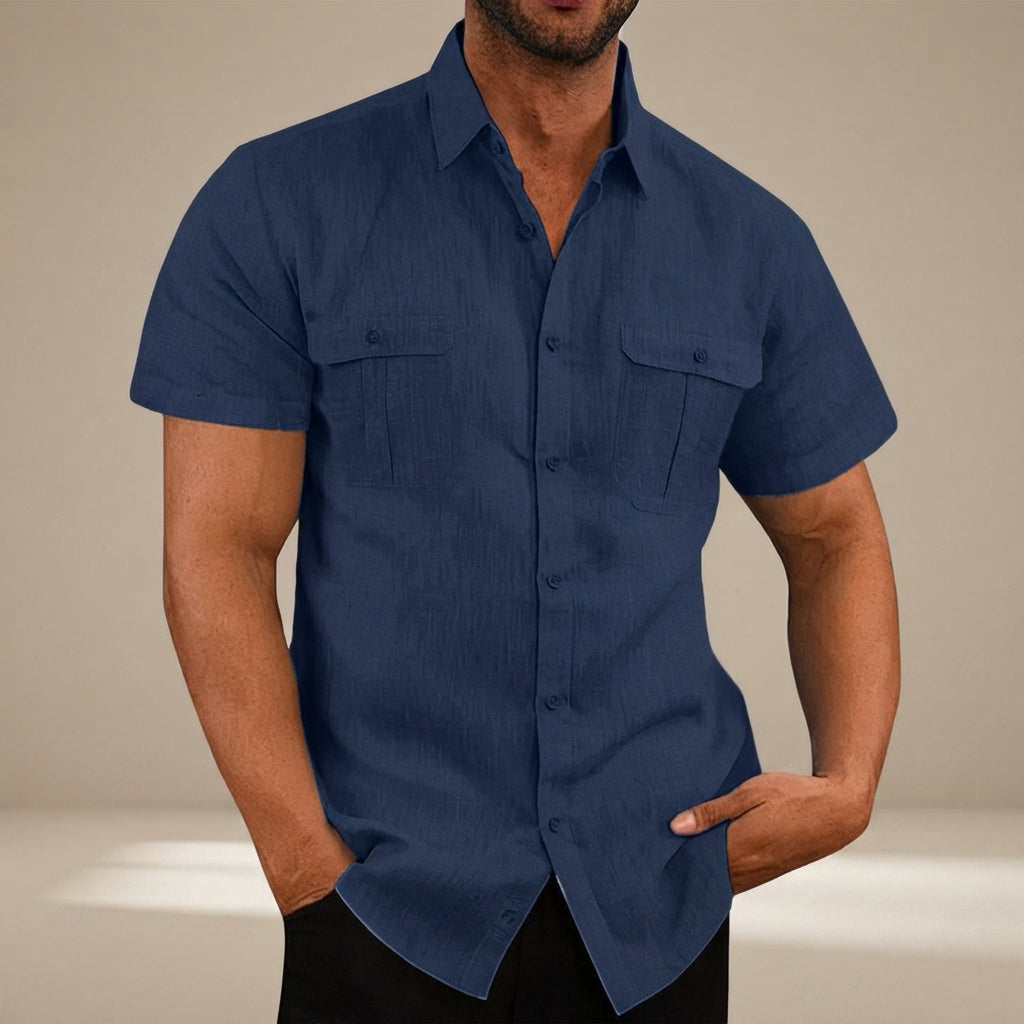 Lewys - Polo Casual con Botones