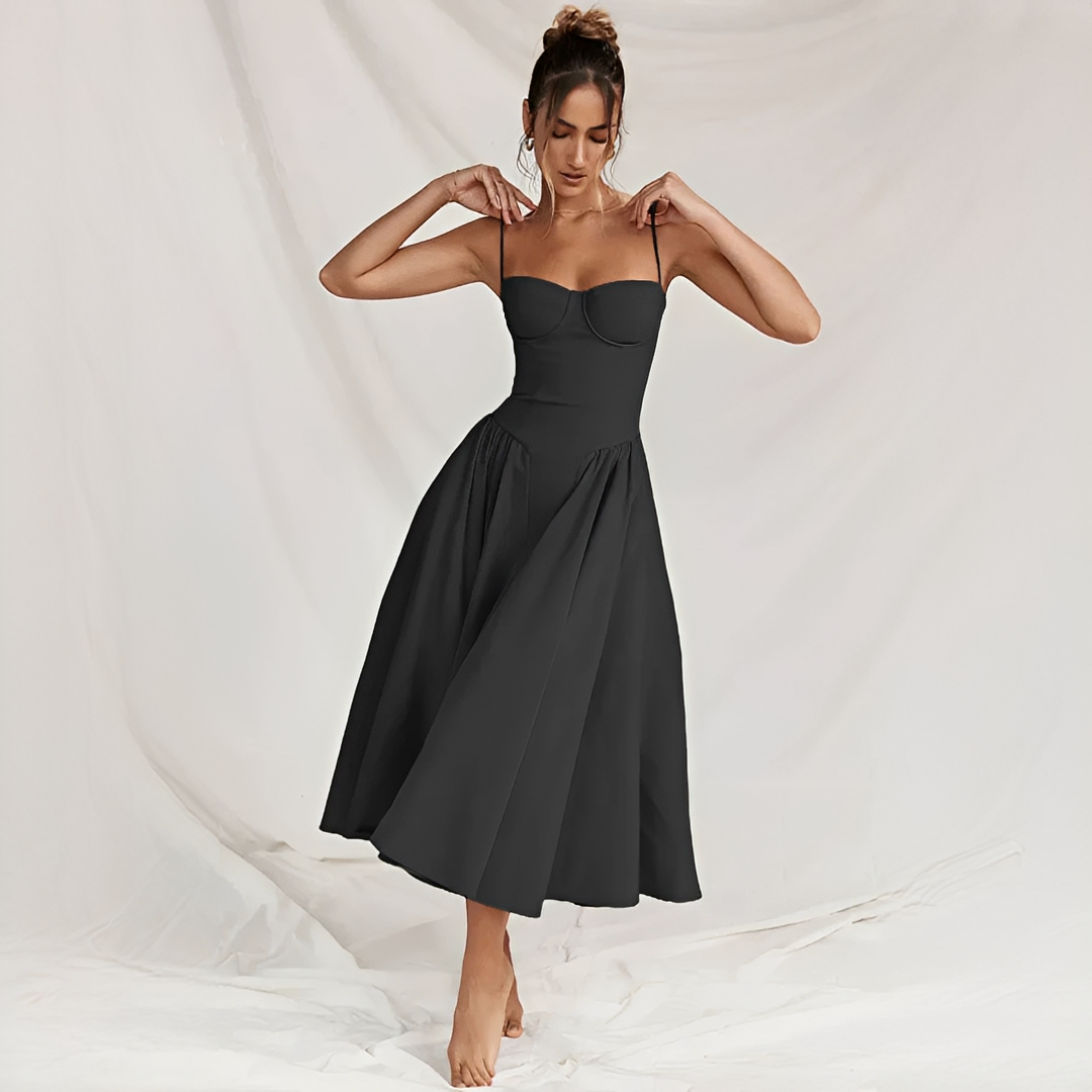 Michaela - Vestido Midi Sofisticado y Chic